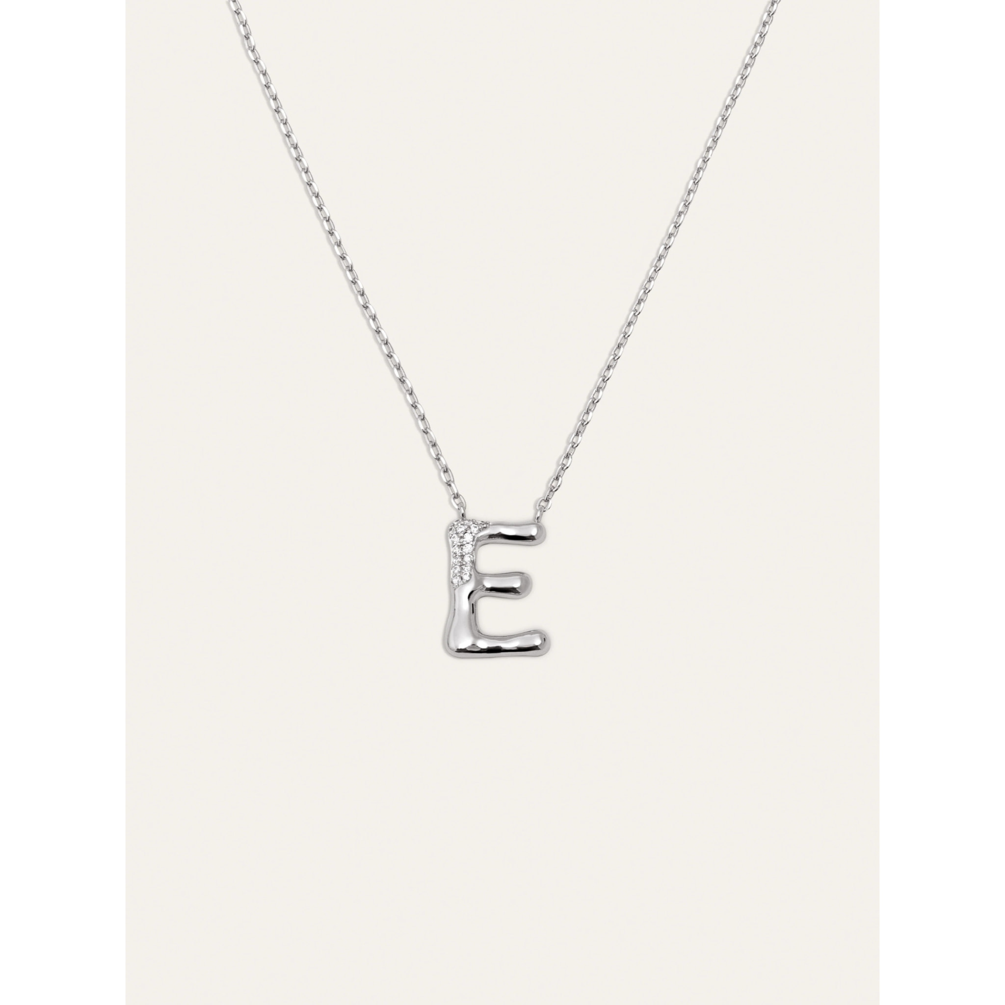 Collar Personalizado Letter Brillante