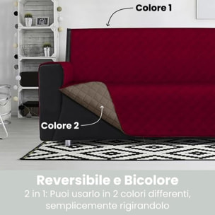 Copridivano impermeabile antimacchia reversibile, telo protettivo con elastico aderente, resistente a liquidi e sporco, ideale per animali domestici, facile da lavare, disponibile in diverse misure, tessuto confortevole e durevole certificato sicuro