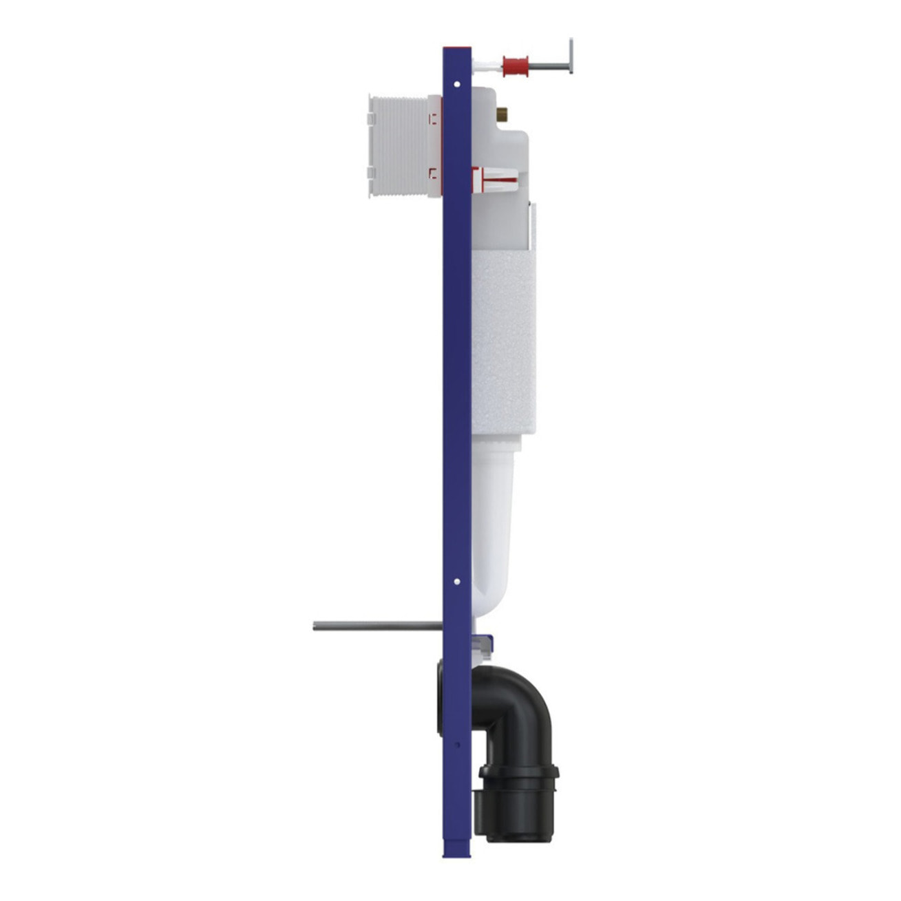 Pack WC bâti-support + WC sans bride Ceramia PixL avec abattant SoftClose + plaque noir (STCEPXWT01-FR)