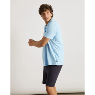 Camisa Manga Corta Azul Celeste - Atimo