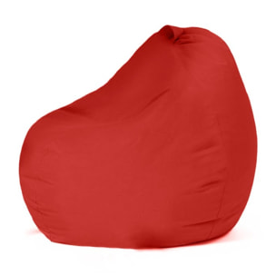 Sillón-puf para niños para exteriores rojo