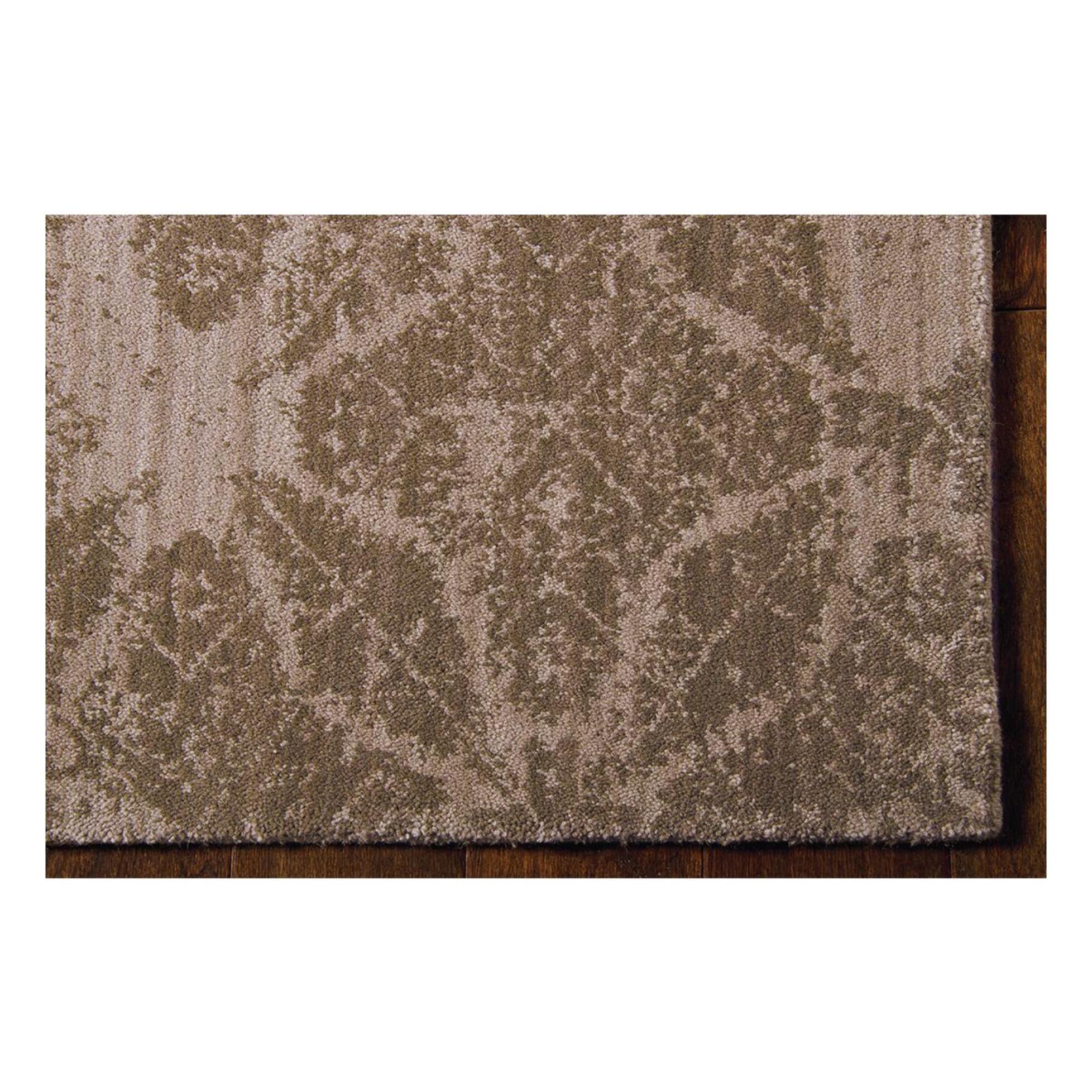 Tapis salon et chambre fait main en laine motif baroque JOKA