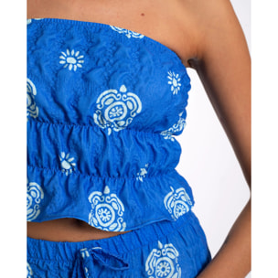 Top de mujer palabra de honor corto