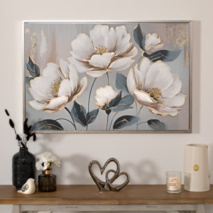 Toile peinte encadrée Margaret 90x60cm