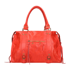 Borsa a spalla da donna - Modello Clara - Vera pelle - 41.0 x 28.0 x 13.0 cm