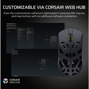 Souris Gamer Sans Fil CORSAIR SABRE v2 PRO Wireless MG