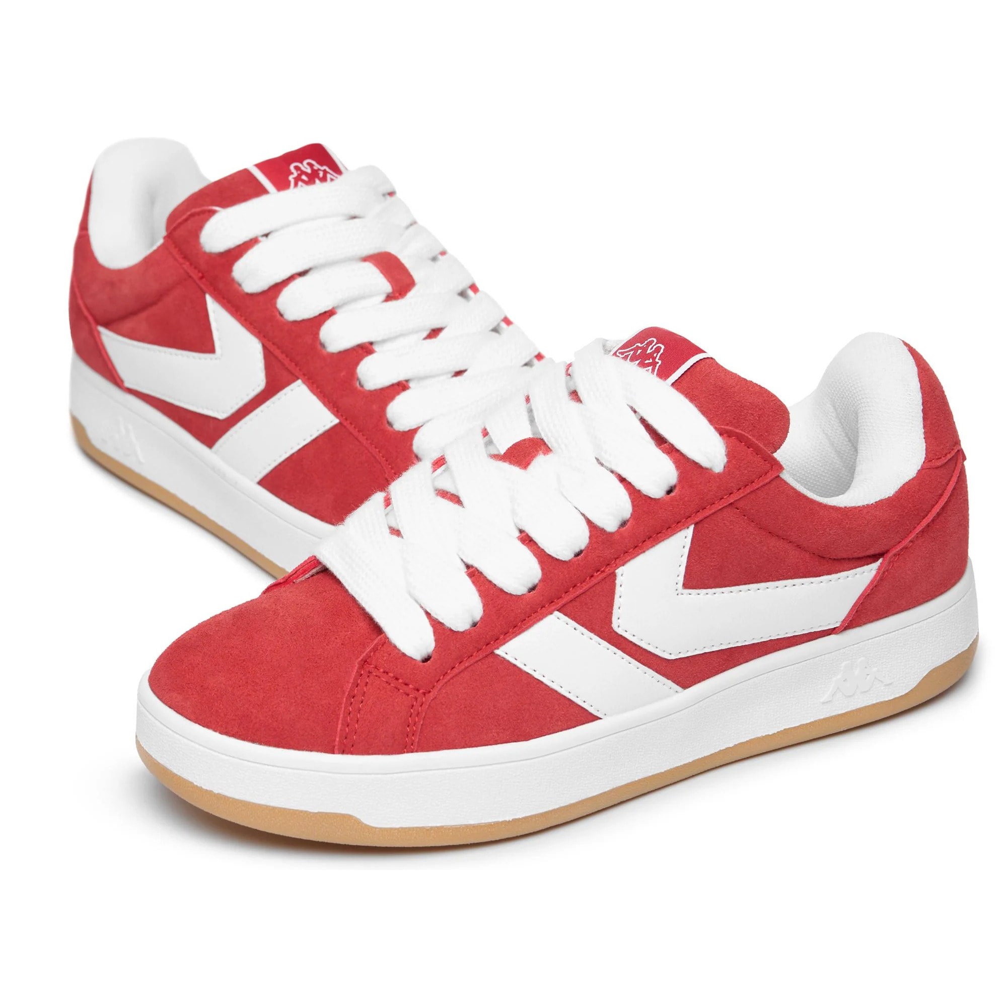 Kappa - Zapatillas deportivas Hombre Mujer Rojo - Logo Marlon
