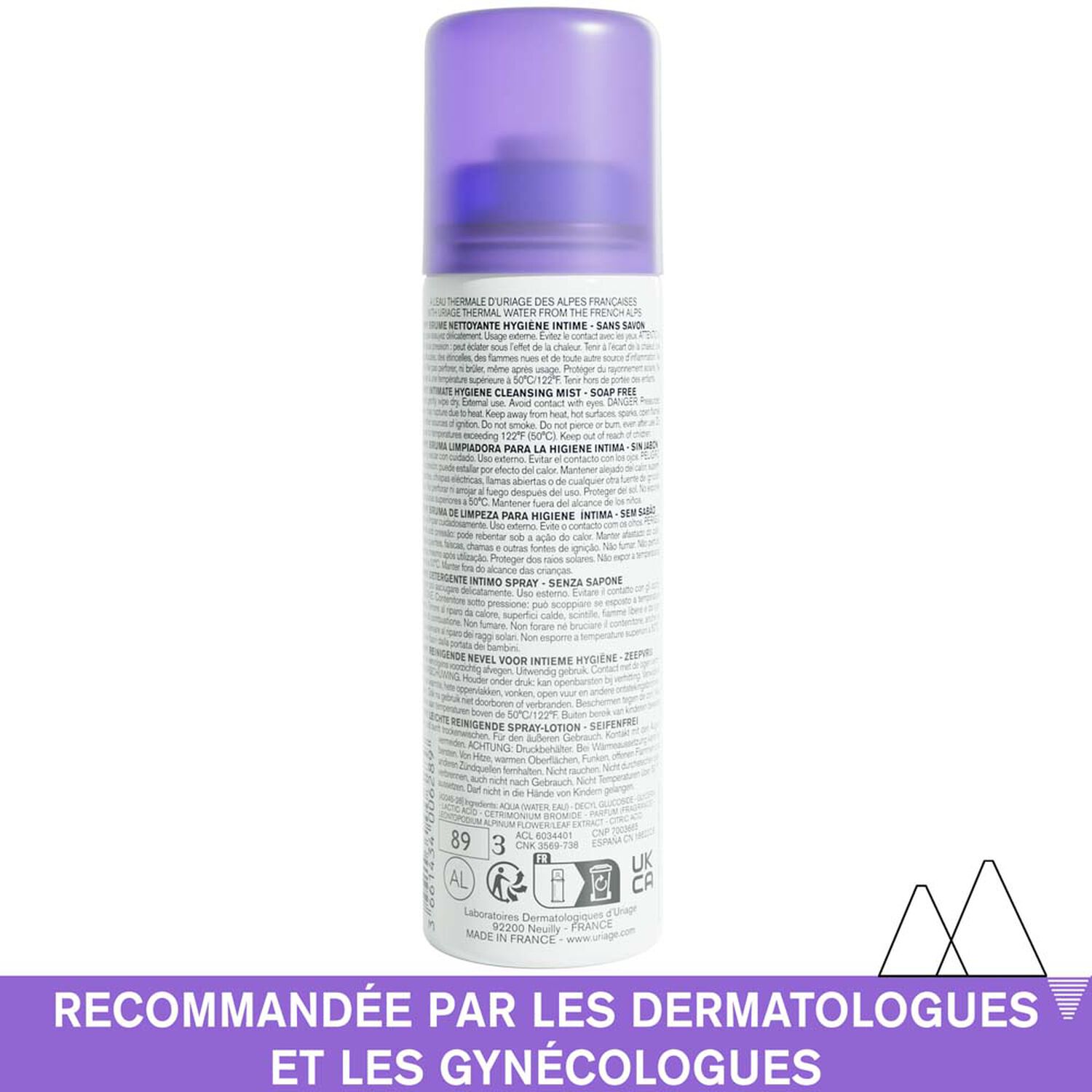 Gyn-Phy - Brume Nettoyante - Hygiène Intime 50 ml