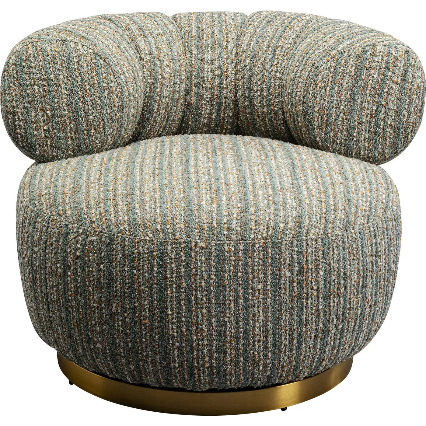 Fauteuil pivotant Couture vert Kare Design