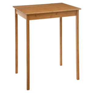 Table de bar 80x60cm Bambou