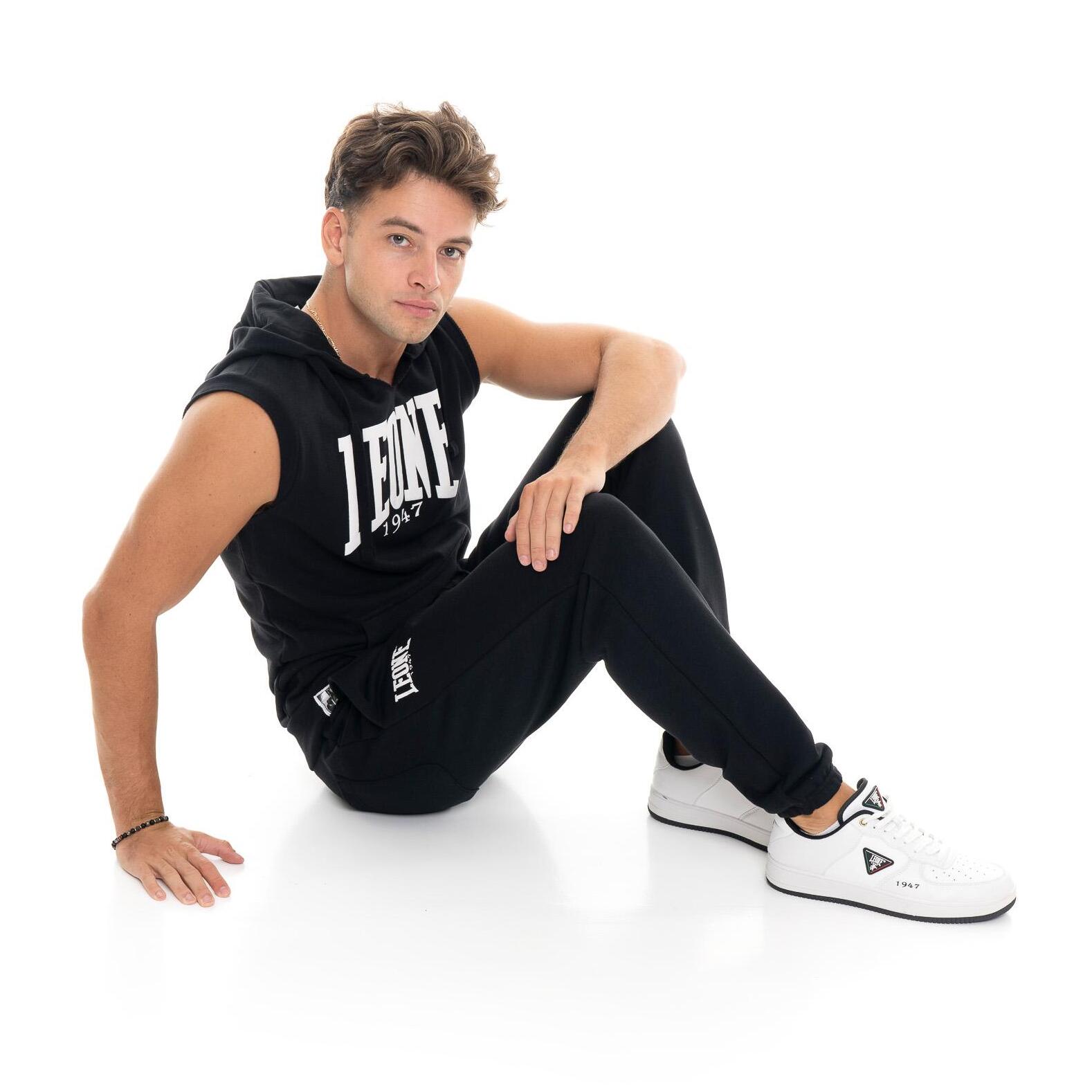 Pantalón deportivo Leone 1947 Apparel cintura elástica cordón ajustable