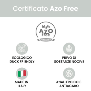 Intrecci - Piumino Invernale, 410 g/m², Anallergico e Antiacaro, Made in Italy, Lavabile in Lavatrice, Ecologico, Matrimoniale