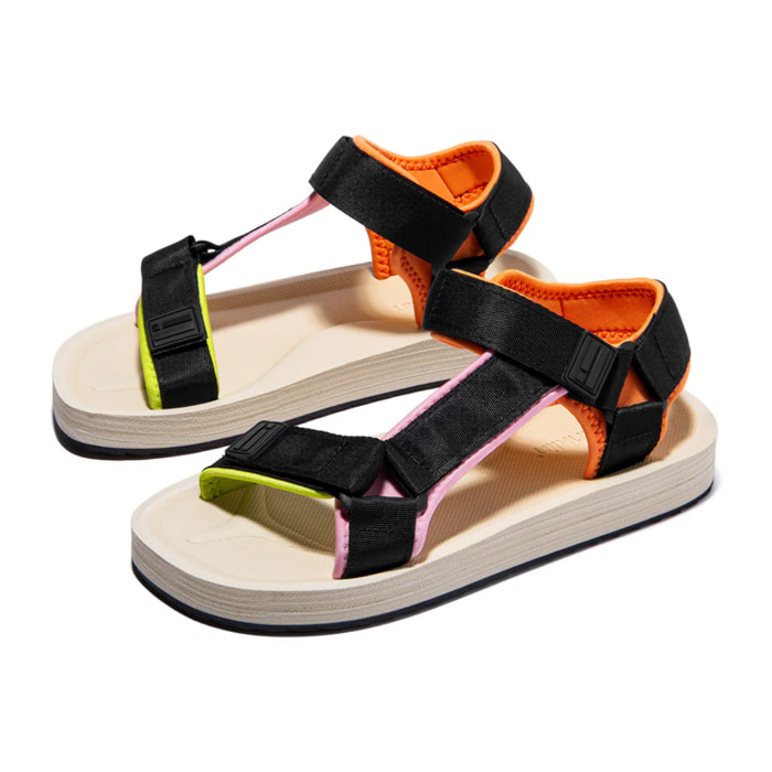 Sandalias De Mujer Forest Neo Negro / Beige D.Franklin