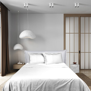 UNO CASA DESIGN Completo Lenzuola in Puro Cotone Garment Washed_No-Stiro_singolo_bianco