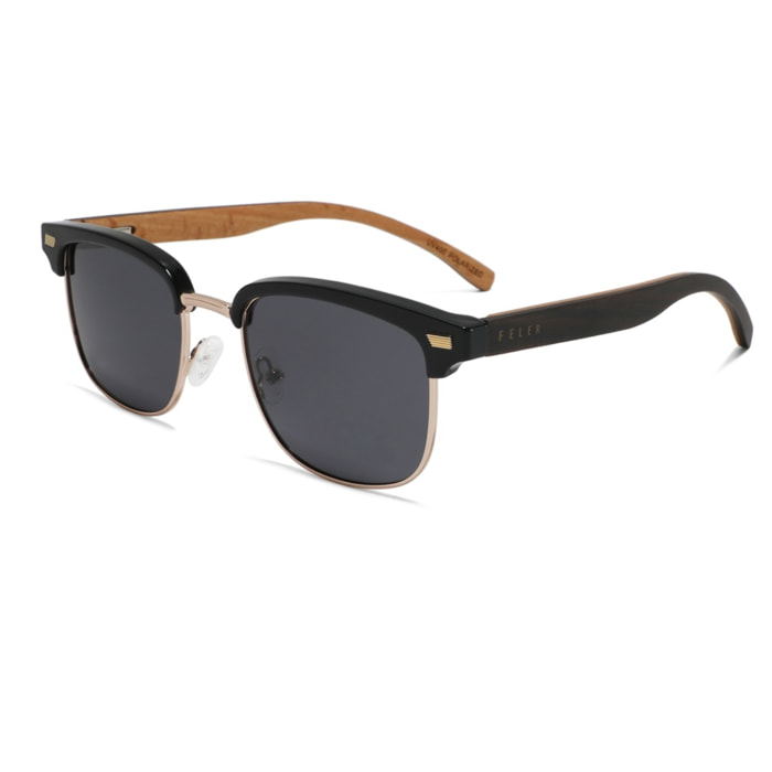 Gafas de Sol Feler 1598-1 Polarizadas de Madera Unisex 51 mm