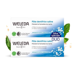 WELEDA - Duo Pâte dentifrice saline - 2x75 ml