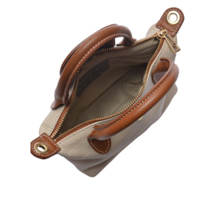 Borsa a spalla Anna Luchini Beige