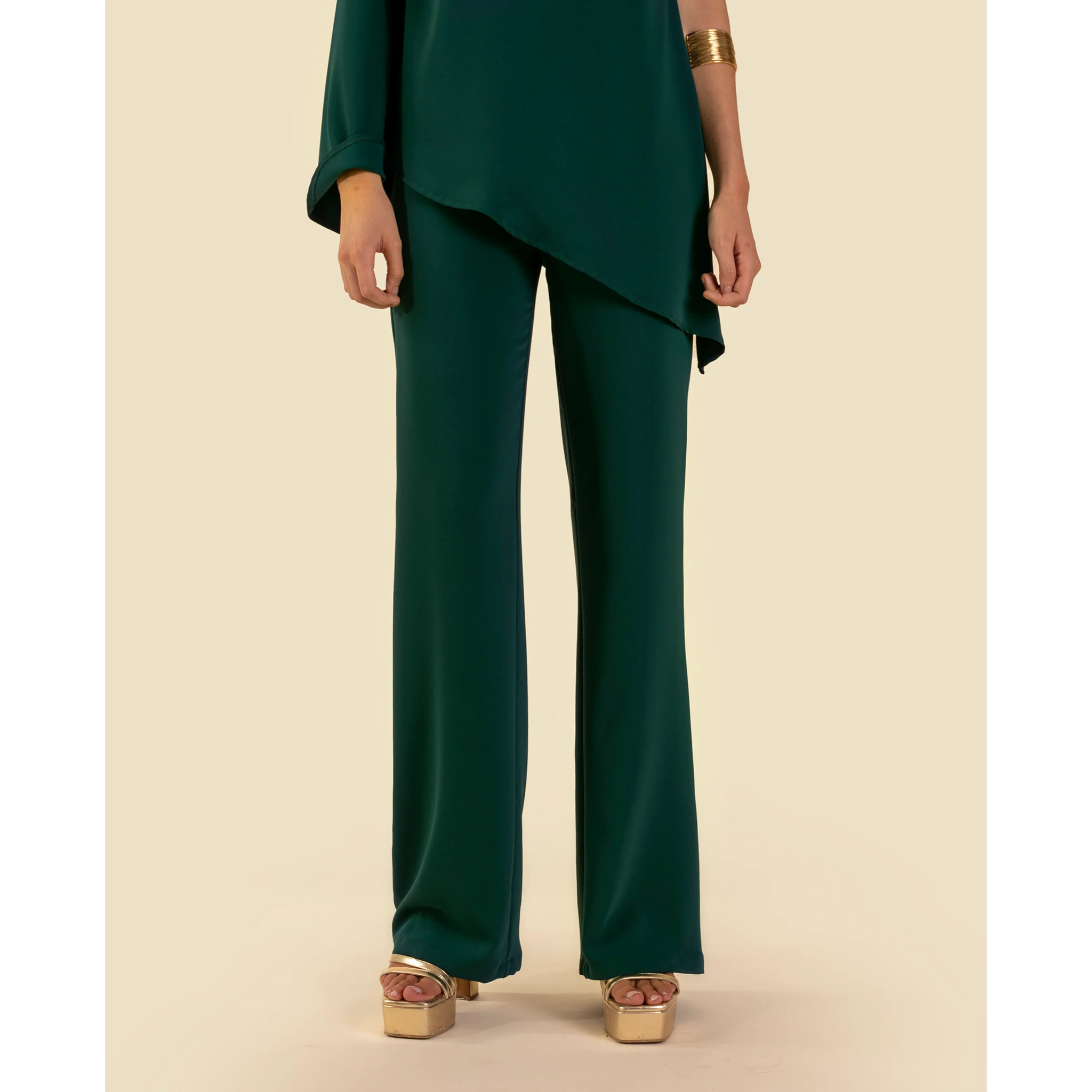 Pantalón de mujer recto elegante