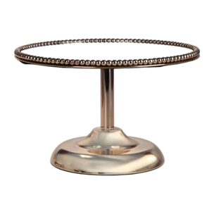 Alzata d.30xh20 cm con specchio elegance - Pezzi 1 - ORO - Bianchi Dino SpA