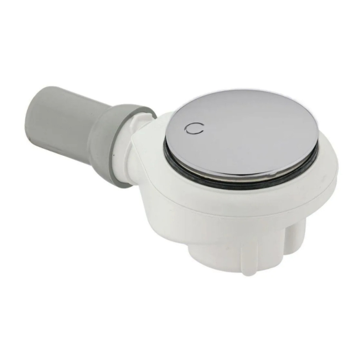 Bonde Tempoplex Plus 90mm avec cache chromé brossé