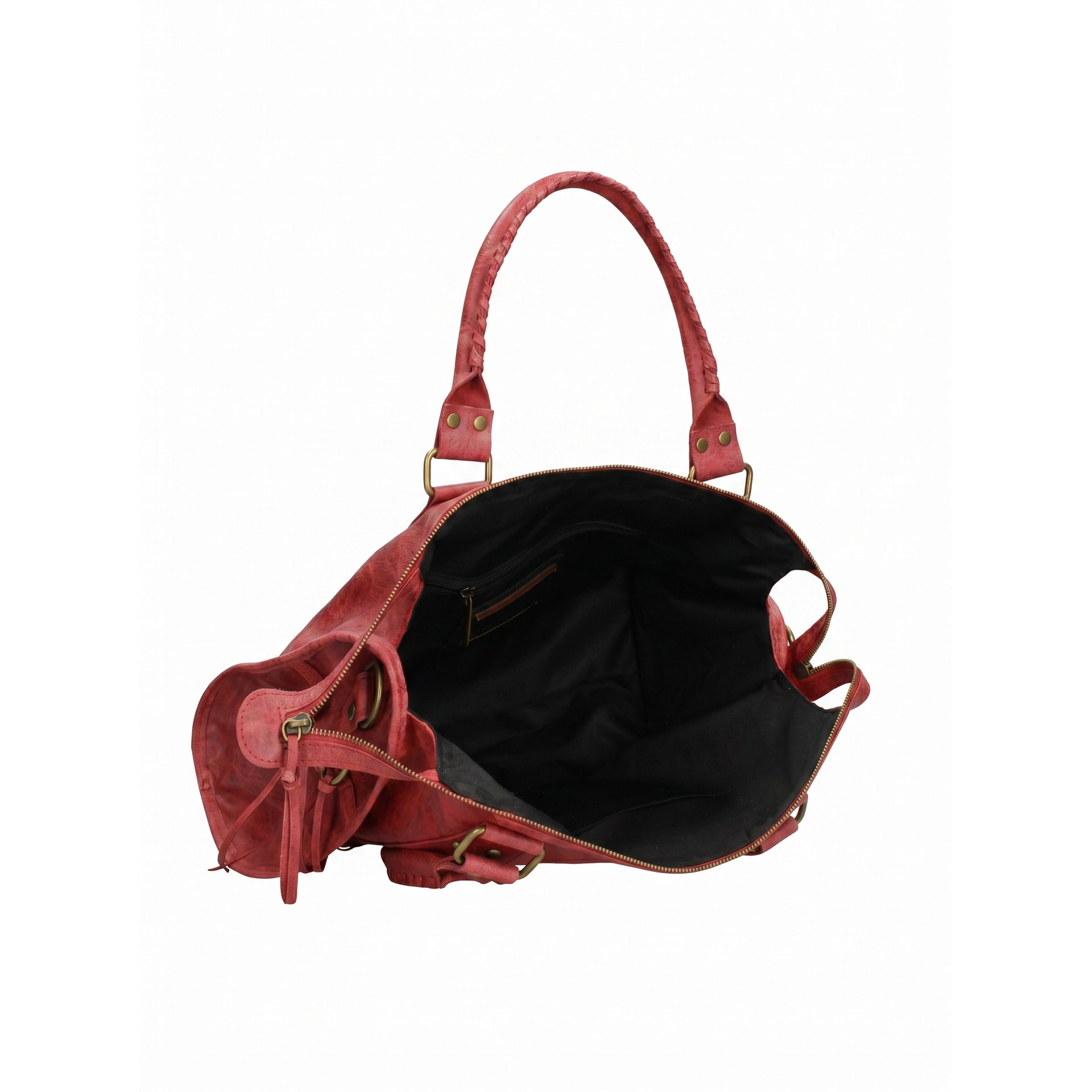 Borsa a spalla da donna - Modello Clara - Vera pelle - 41.0 x 28.0 x 13.0 cm