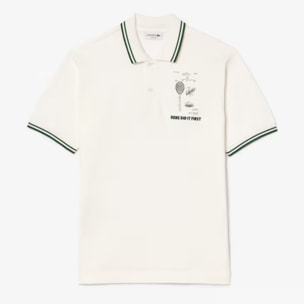 CAMISETA LACOSTE SHORT SLEEVED RIBBED COLLAR