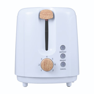 Bergner NATURALLY Tostadora de 2 rebanadas 700W y 7 velocidades