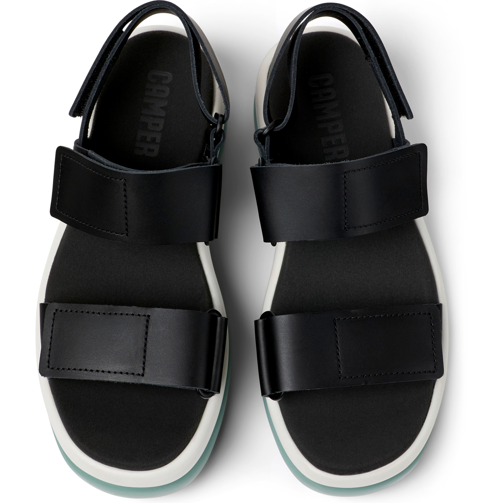 Sandalias - CAMPER Pelotas Flota Up - Negro - Cuero liso