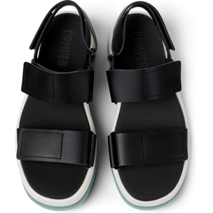 Sandalias - CAMPER Pelotas Flota Up - Negro - Cuero liso