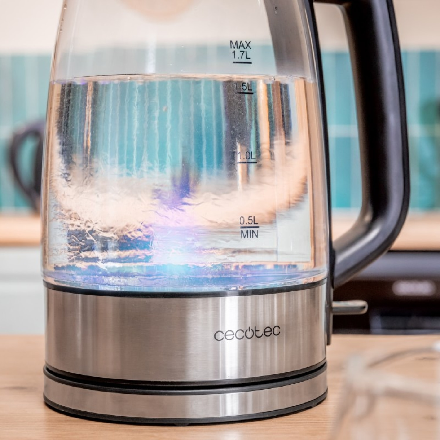 Cecotec Bouilloire ThermoSense 340 Clear