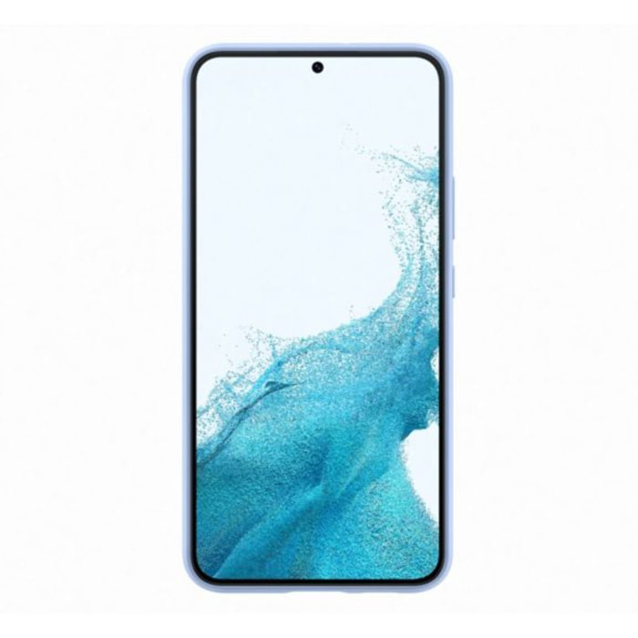 Coque SAMSUNG S22+ Silicone bleu