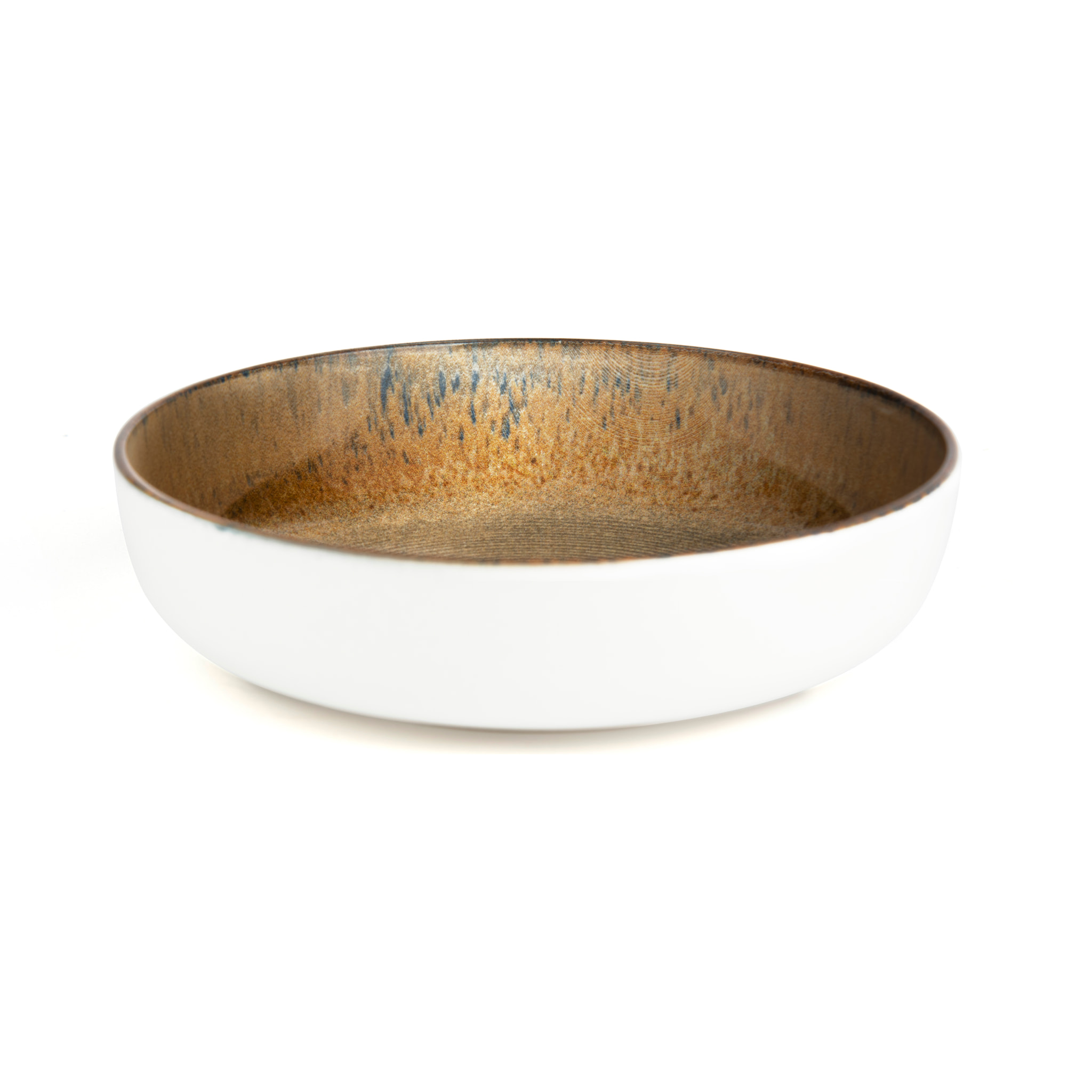 Set de 6 assiettes creuses Excelsa – Demetra, Céramique Beige