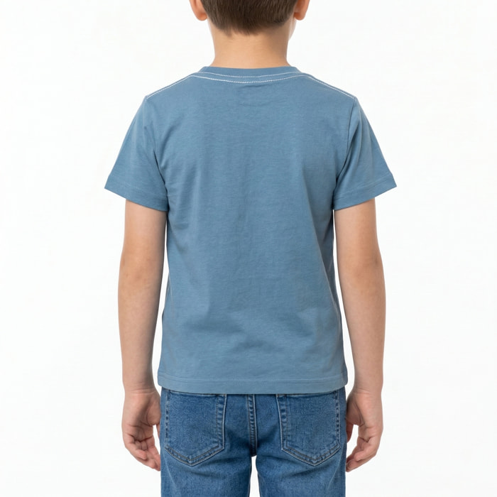 T-shirt maniche corte con logo stampato