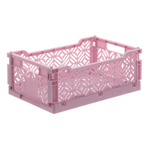 Cagette pliable Arry 30x20cm lilas