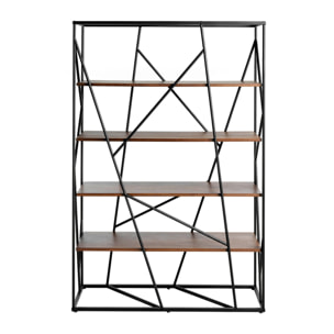 Estantería Angel Cerda en acero y DM 120x38x180cm