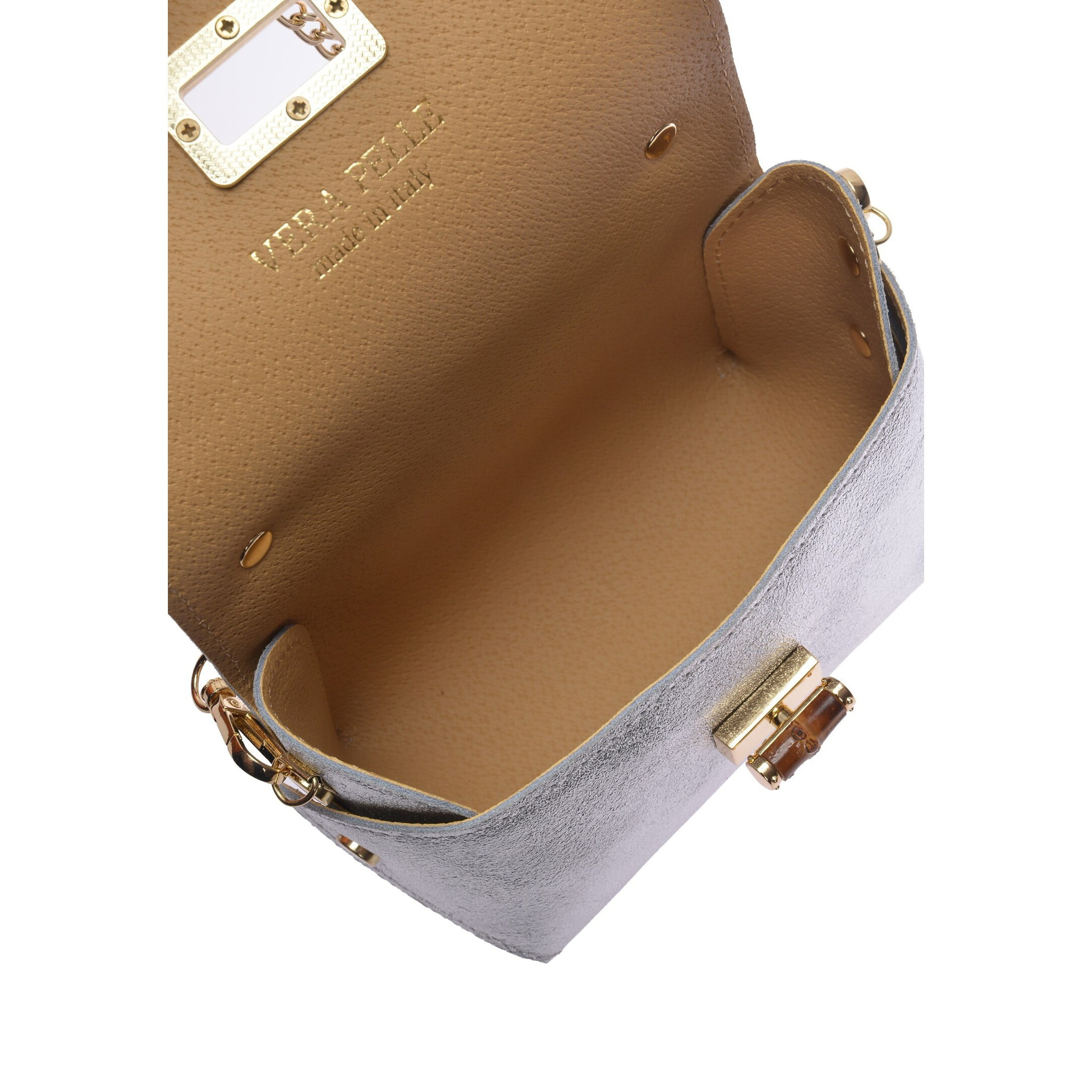 Borsa a spalla Anna Luchini Argentato