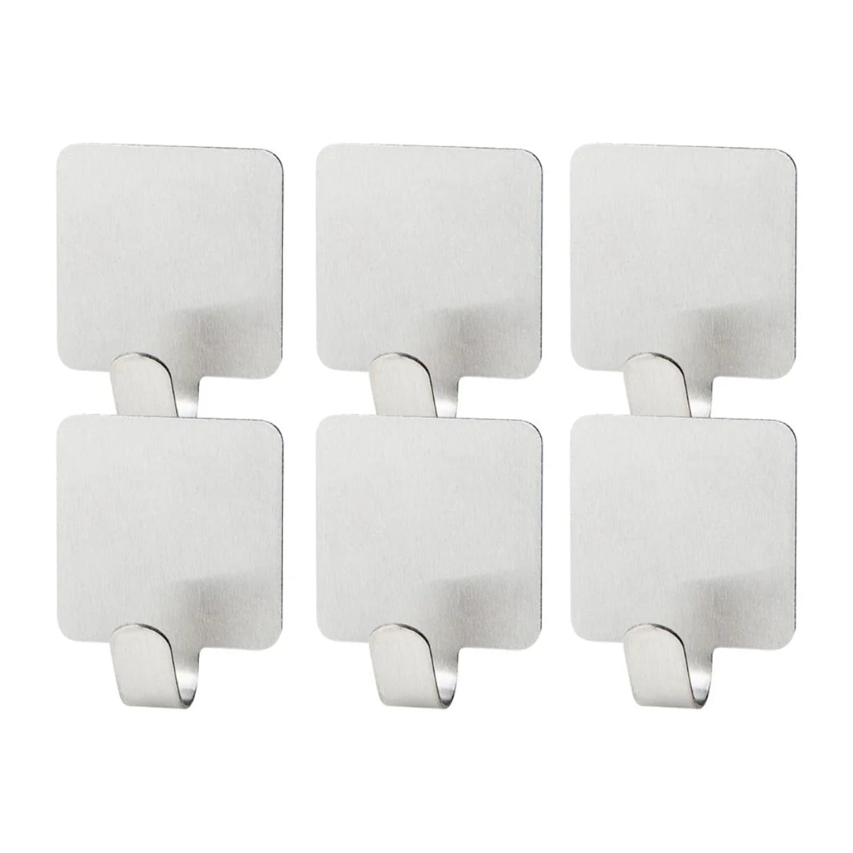 Lot de 6 crochets inox avec 6 ustensiles de cuisine Fackelmann Tecno