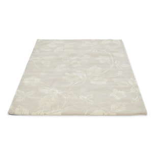 Tapis salon et chambre fait à la main en laine motif floral ALUL
