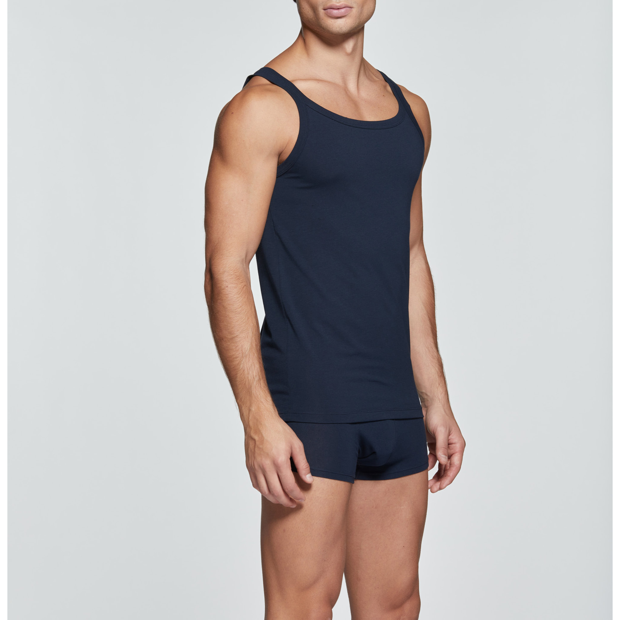 CANOTTA SPALLA STRETTA SCOLLO U