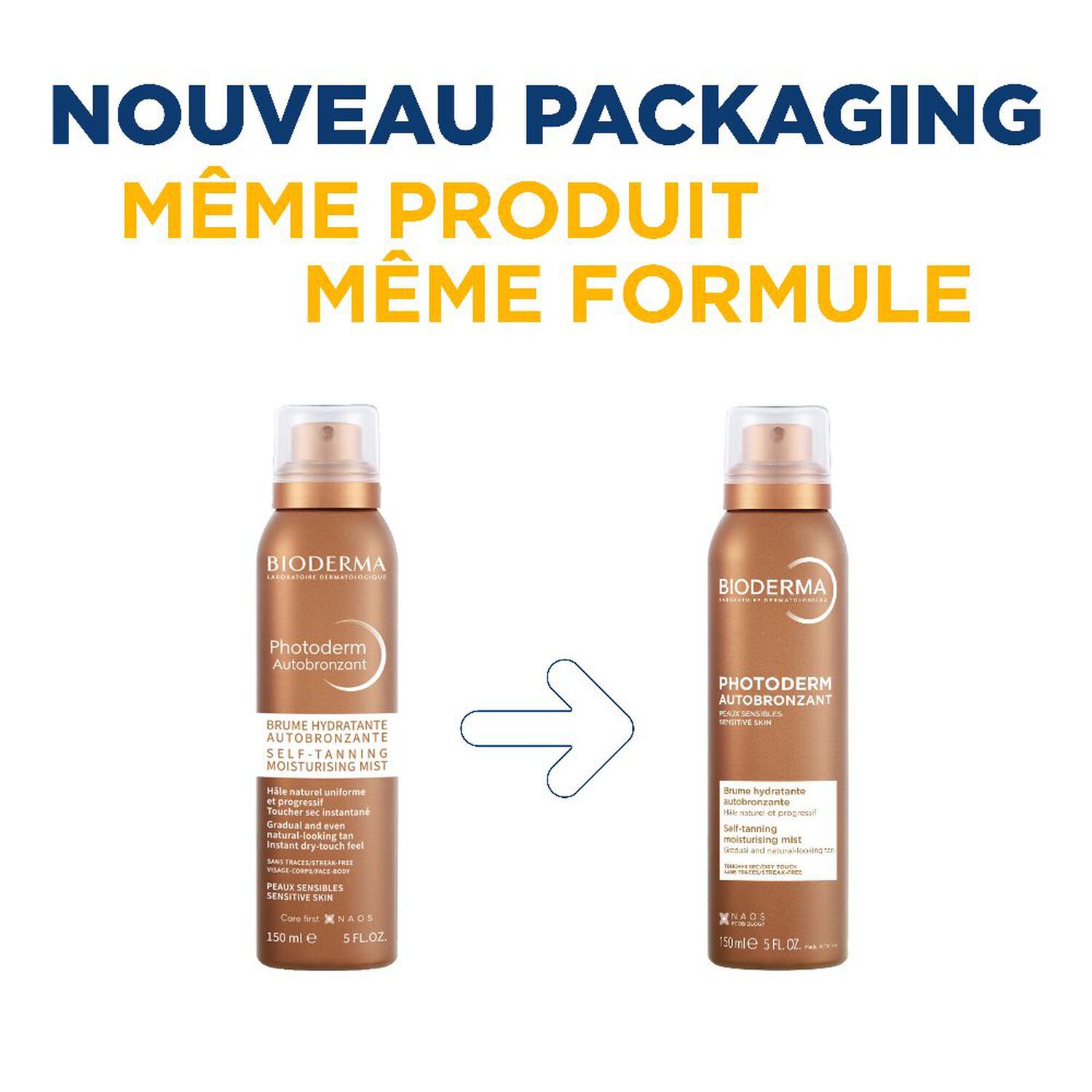 Photoderm - Brume Autobronzante Hydratante Visage et Corps - Peaux Sensibles - 150 ml