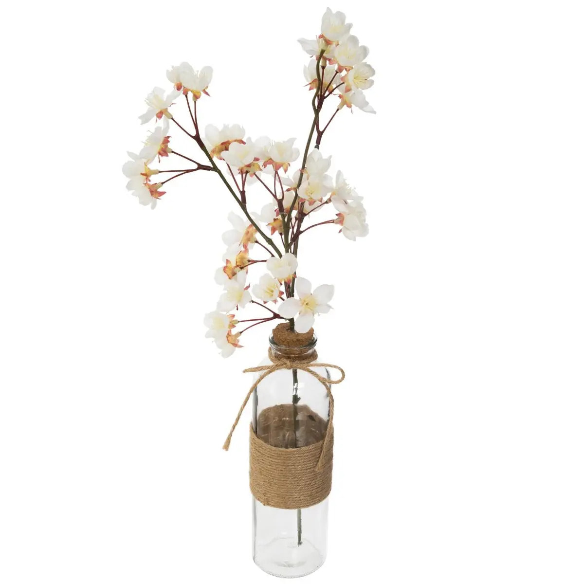 Cerisier artificiel "Dream" pot verre H46cm