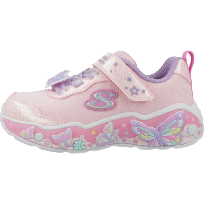 Zapatillas Niña Lights Lil Butterfly Blis Rosa