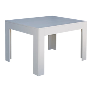 Mesa extensible 90x120/180 cm Bibi Fresno Blanco