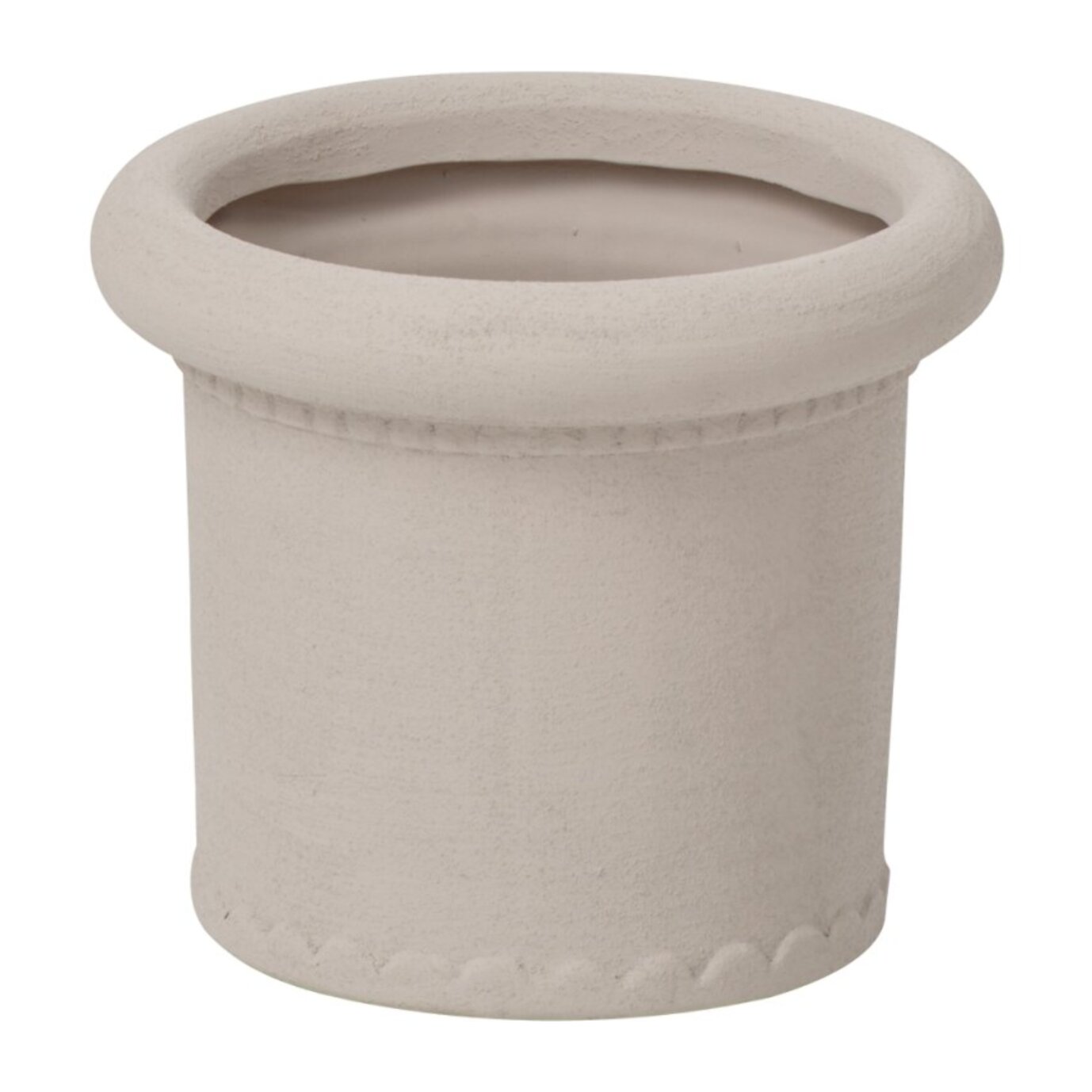 J-Line cache-pot - grès - blanc - small - set de 2
