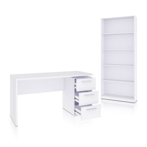 Pack office Sasha Plus Blanco Artik (Blanco Mate)