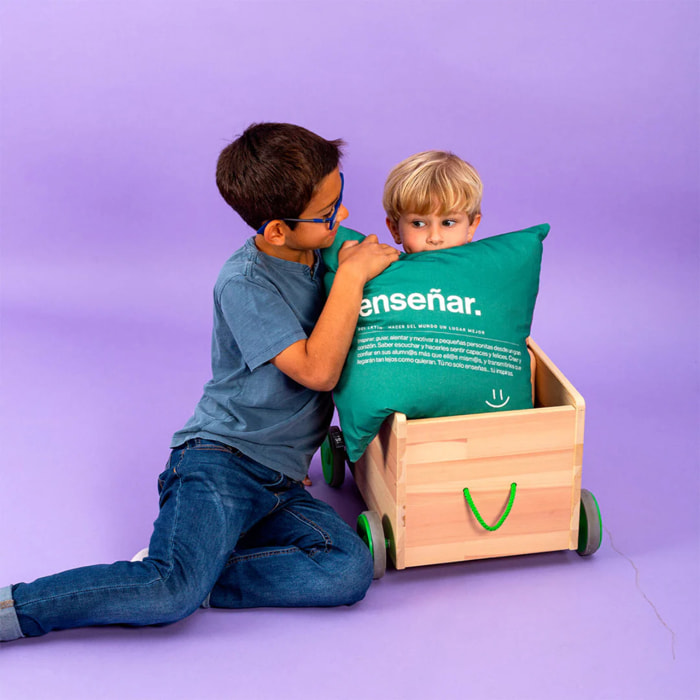 Funda de cojín "Enseñar. Definición"