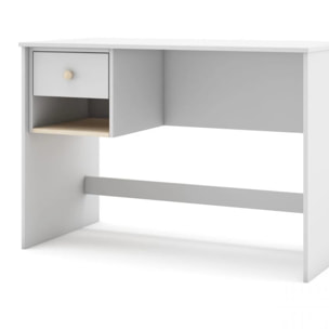 Mesa de escritorio Misty Breeze Blanco - Oak Soft