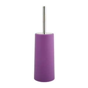 Brosse Wc avec support PP & Inox Violet MSV