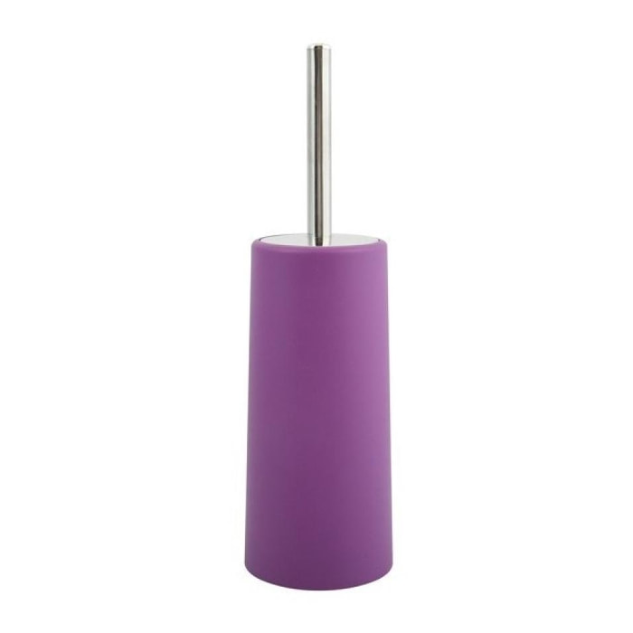 Brosse Wc avec support PP & Inox Violet MSV