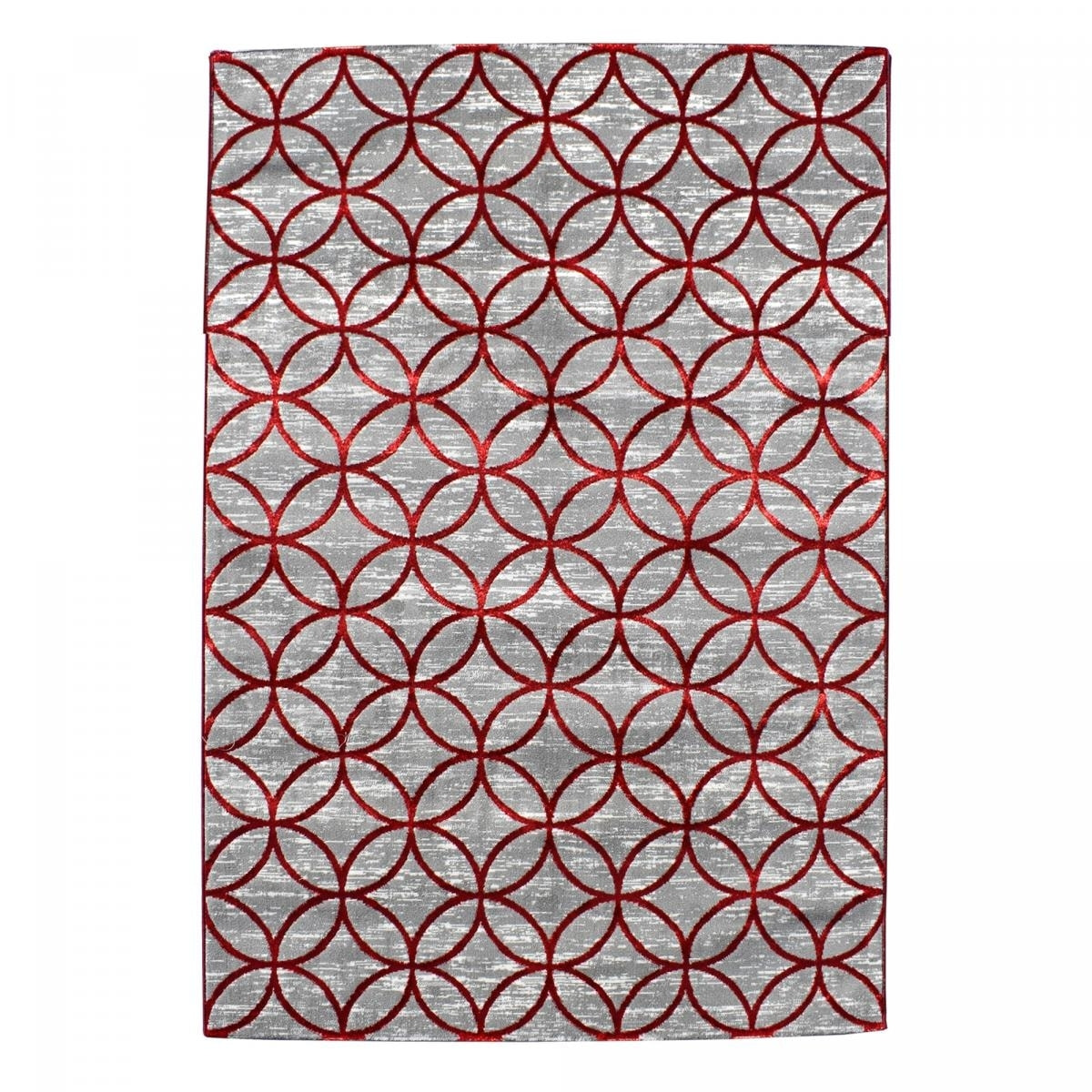 Tapis salon et chambre tissé motif géométrique GOKA